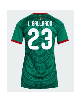 Billige Fotballdrakt Mexico Jesus Gallardo #23 Replika Hjemmedrakt Dame VM 2026 Kortermet Billige Fotballdrakt Mexico Jesus Gallardo #23 Replika Hjemmedrakt Dame VM 2026 Kortermet